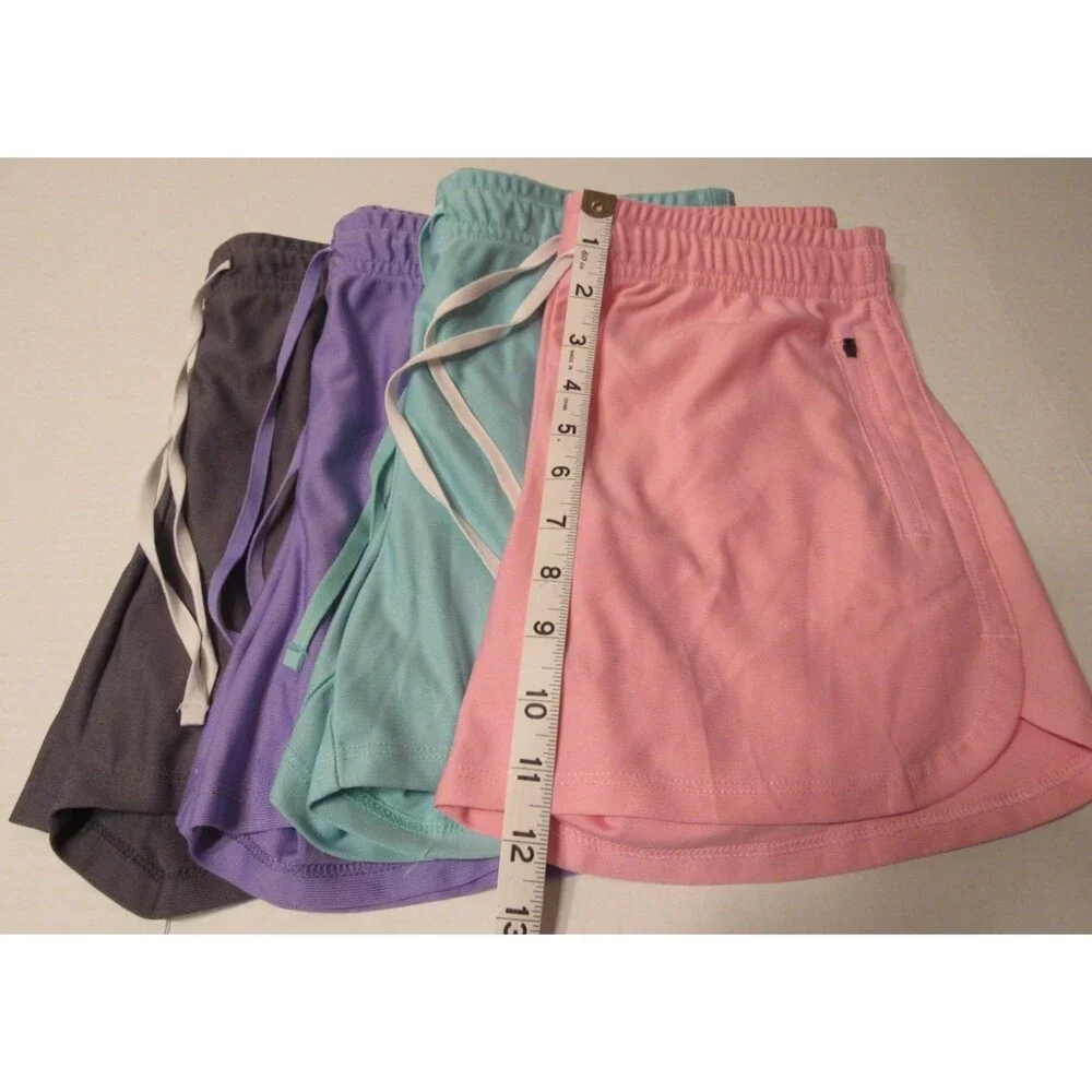 Liberty Pro Girls Shorts Lot of 4 Elastic Drawstring Waist Various Colors Size L - Picture 2 of 11